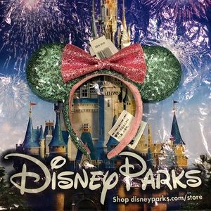 Mint and pink Minnie Ears